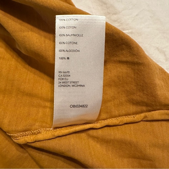 Free People - Small  - Long Sleeve Crop Top - Mustard - Picture 5 of 12